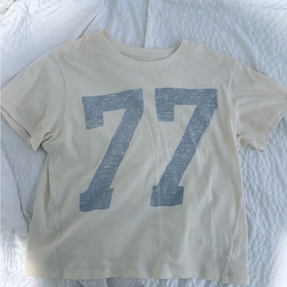 Cream Graphic T-Shirt